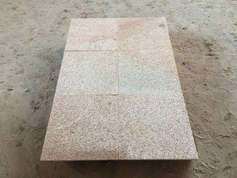 G682 Sunset Gold Flamed Granite Floor Tiles 60X60 Price