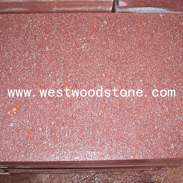 Red Porphyry Floor Tiles